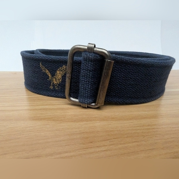 American Eagle Outfitters NWT size large belt brand new in navy/yellow - Picture 1 of 9